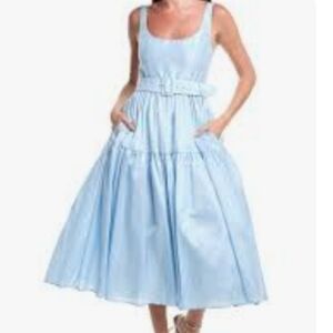 Cinq a Sept Hutch Belted Tiared Dress